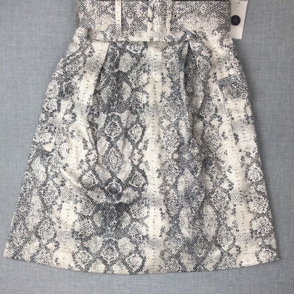 Julia Jordan Snake Print Fit & Flare Dress Size 6 - Picture 5 of 8